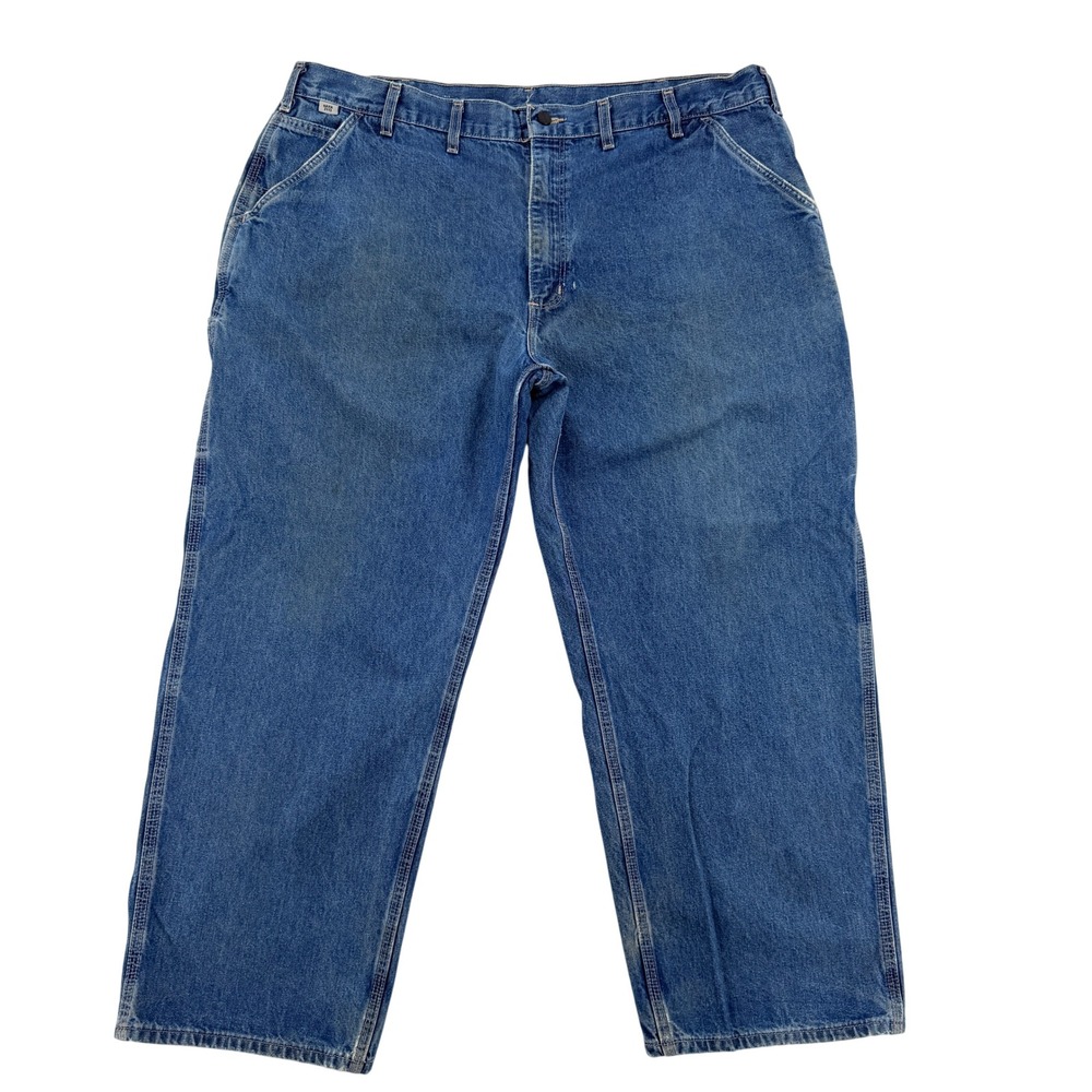 Carhartt Men FRB13 DNM Flame Resistant Carpenter Jeans Blue 44x30 NFPA 2112 Work